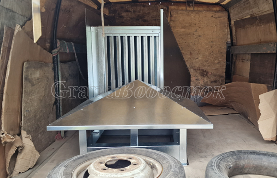 Классический дымник и дымник со съемными ламелями для обслуживания шахты