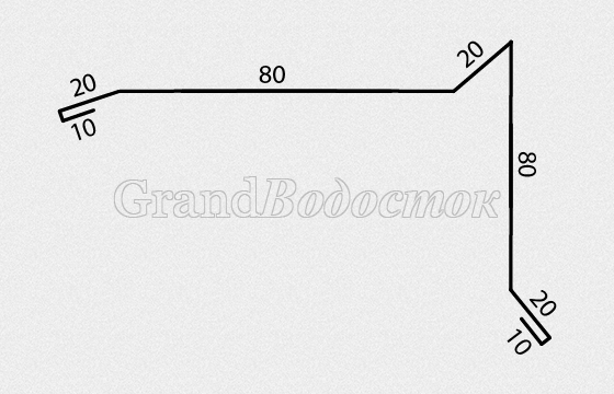 Размер ветровой планки - Вид-2
