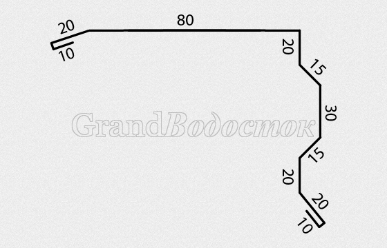 Размер ветровой планки - Вид-3